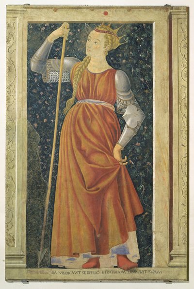 Königin Tomyris, aus der Villa Carducci Serie berühmter Männer und Frauen, ca. 1450 von Andrea del Castagno